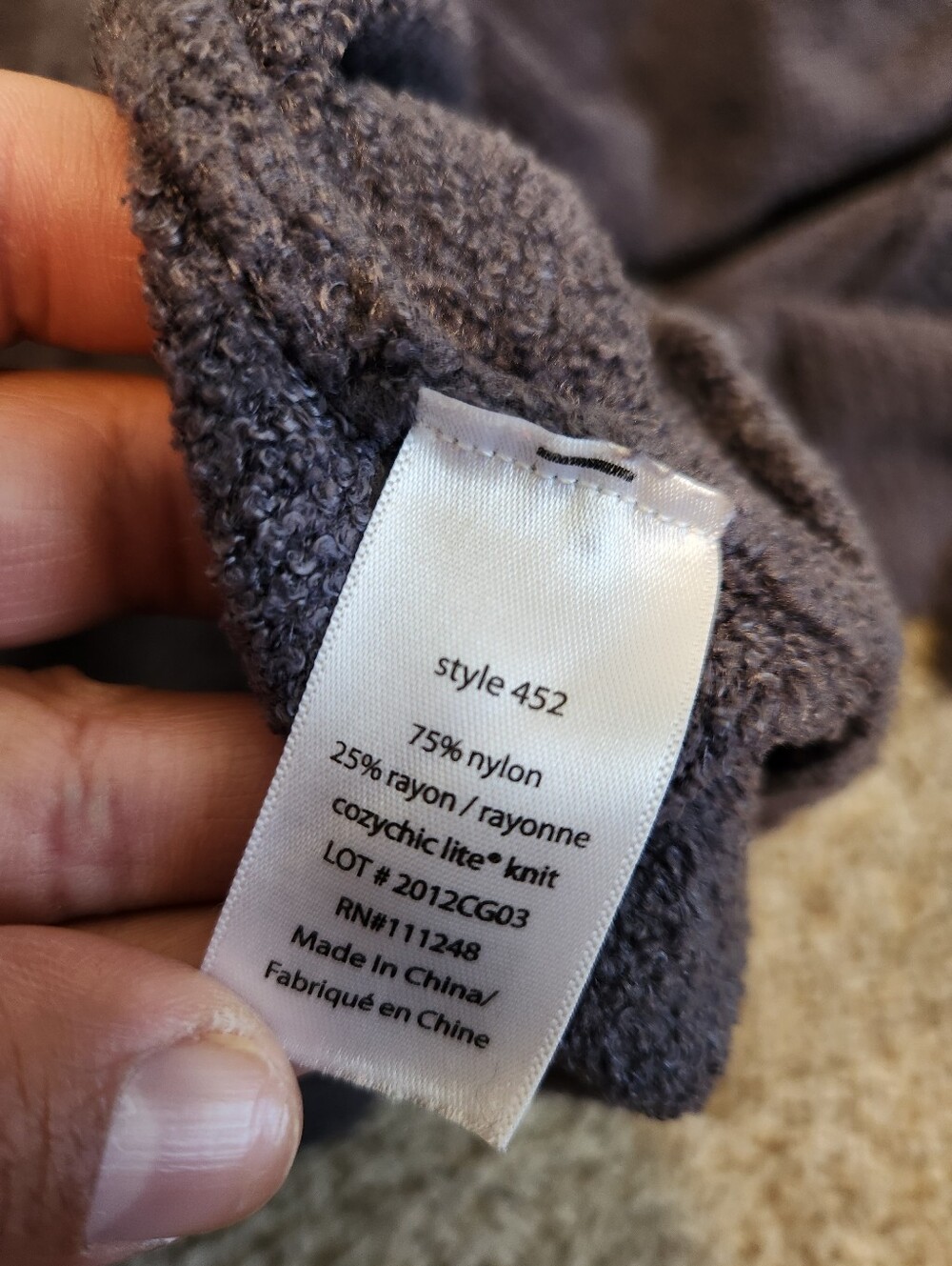 Barefoot Dreams CozyChic Lite Circle Cardigan Size 1X - Picture 7 of 9